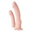 Подвійний вібратор A-Toys Double Penetration Dildo 761030, тілесний - Фото №2