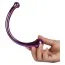 Фалоімітатор Glamour Glass Curved Wand, мультикольоровий - Фото №3