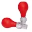 Вакуумные стимуляторы для сосков Bad Kitty Nipple Pump, красные - Фото №2