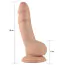 Фаллоимитатор Lovetoy Real Extreme 7 Inch, телесный - Фото №4