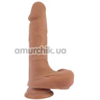 Фаллоимитатор T-skin ReaL Cock Shoot, светло-коричневый - Фото №1