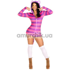 Костюм кошечки Leg Avenue Comfy Cheshire Cat Costume, розово-фиолетовый - Фото №1