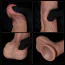 Фалоімітатор Dual-Layered Silicone Nature Cock LV411044, коричневий - Фото №5