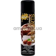 Лубрикант з зігріваючим ефектом Wet Warming Desserts Slow Baked Hazelnut Souffle - суфле і лісовий горіх, 89 мл - Фото №1