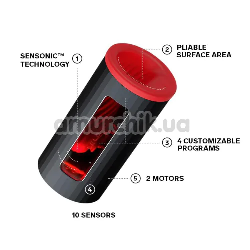 Мастурбатор Lelo F1s V2, червоний