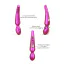 Універсальний вібромасажер Love To Love Pleaser, рожевий - Фото №3