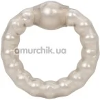 Ерекційне кільце Pearl Beaded Prolong Ring, прозоре - Фото №1
