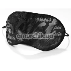 Маска на очі Bijoux Indiscrets Blind Passion Mask, чорна - Фото №1
