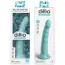 Фаллоимитатор Dillio Platinum Collection Slim Seven 7, бирюзовый - Фото №4