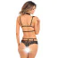 Комплект That's Rich Wireless Choker and Bra 2-Piece Set, чорний: бюстгальтер + трусики-стрінги - Фото №2