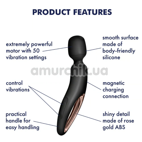 Універсальний вібромасажер Satisfyer Wand-erland, білий