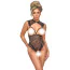 Боди Abierta Fina Crotchless Body, черное - Фото №1