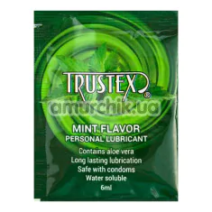 Оральний лубрикант Trustex Mint Flavor - м'ята, 6 мл - Фото №1