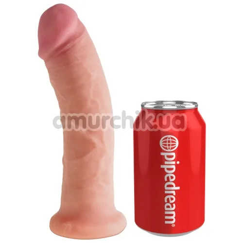 Фаллоимитатор King Cock Plus 8 Dual Density Cock, телесный