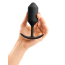 Анальна пробка зі зміщеним центром ваги B-Vibe Snug Plug 3, чорна - Фото №4