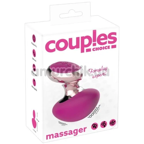 Универсальный вибромассажер Couples Choice Massager, розовый
