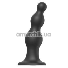 Фаллоимитатор Strap-On-Me Dildo Plug Beads XL, черный - Фото №1