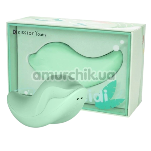 Кліторальний вібратор KissToy Heidi, бірюзовий