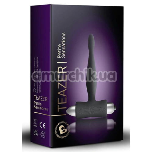Анальный вибратор Rocks-Off 7 Speed Teazer Petite Sensations, черный