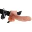 Полый страпон с вибрацией Fetish Fantasy Series 7 Vibrating Hollow Strap-On with Balls, телесный - Фото №2