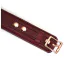 Ошейник с поводком Liebe Seele Wine Red Leather Collar with Chain Leash and Lock, бордовый - Фото №7