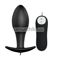 Анальная пробка с вибрацией Pretty Love Special Anal Stimulation, черная - Фото №1