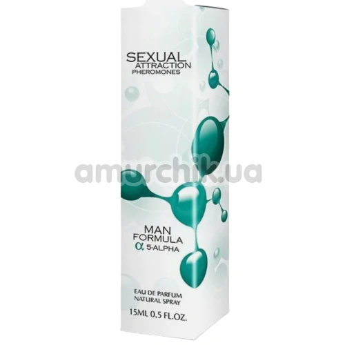 Духи с феромонами Sexual Attraction Pheromones Man Formula 5-Alpha для мужчин, 15 мл