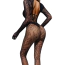 Комбинезон Star Night High Neck Leopard Bodystocking, черный - Фото №13
