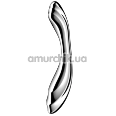 Фаллоимитатор Satisfyer Pure Gravity 2, серебряный - Фото №1