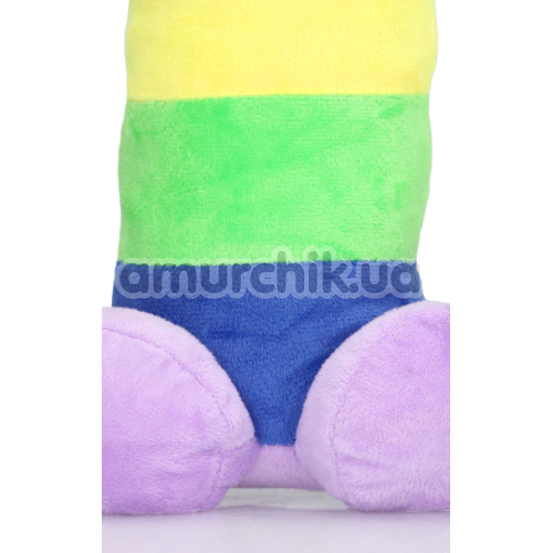 Мягкая игрушка Shots S-Line Penis Plushie 30 см, радужная