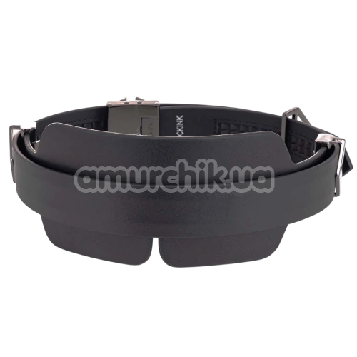 Маска Lockink Luxury Leather Blindfold Kit, черная