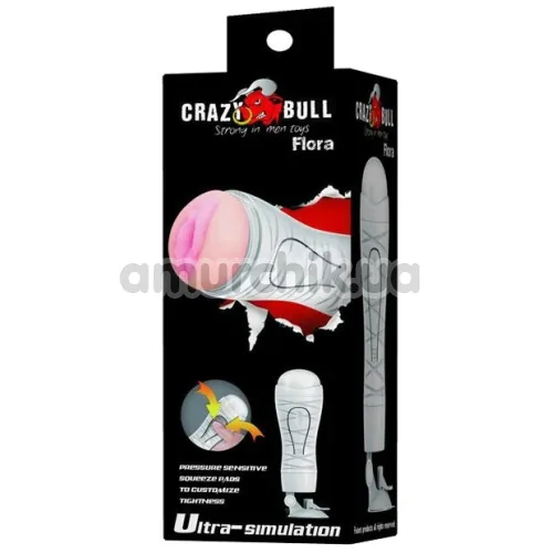 Мастурбатор Crazy Bull Flora 00900T48N, чорний