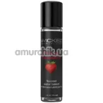 Оральний лубрикант Wicked Aqua Strawberry - полуниця, 30 мл - Фото №1