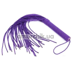 Флогер DS Fetish Rope Flogger, фіолетовий - Фото №1