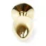 Анальная пробка с голубым кристаллом Exclusivity Jewellery Gold Plug, золотая - Фото №3