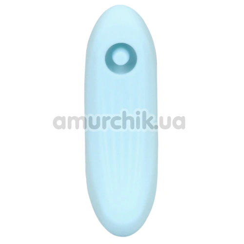 Кліторальний вібратор з пульсацією Loveline Pulse Wave Clitoris Vibrator, блакитний