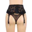 Комплект Star Night High Waisted Vintage Garter Set, черный: трусики-стринги + пояс для чулок - Фото №7