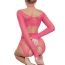 Боді JSY Sexy Lingerie WW7203, рожеве - Фото №6