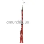 Плеть Deluxe Cat-O-Nine Tails, красная - Фото №1