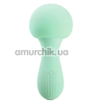 Универсальный вибромассажер Otouch Mushroom Silicone Wand Vibrator, бирюзовый - Фото №1