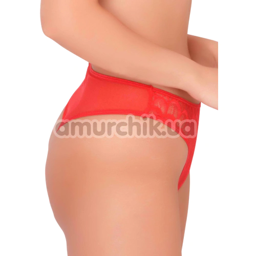 Трусики Daring Intimates Lauren Crotchless Hiphugger, красные