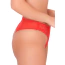 Трусики Daring Intimates Lauren Crotchless Hiphugger, красные - Фото №5