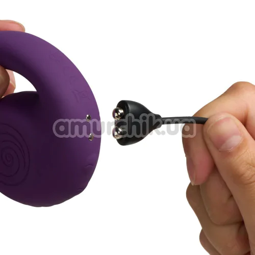 Вибратор для клитора и точки G Snail Vibe Gizi, фиолетовый