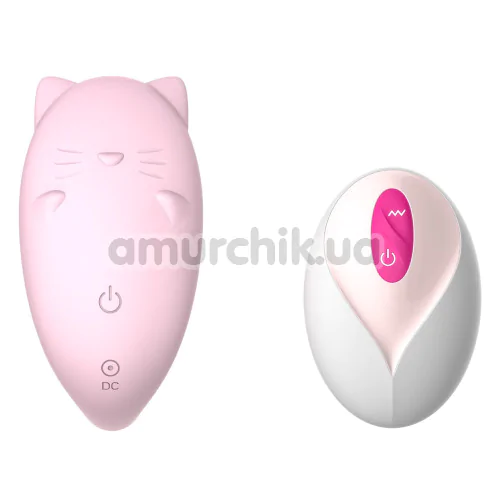 Вибратор для клитора и точки G с подогревом Crushious Fritz, светло-розовый