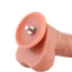 Фалоімітатор-насадка Hismith Dual-Density Dildo With Veins 8.25, тілесний - Фото №9