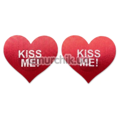 Украшения для сосков Art of Sex Kiss Me, красные - Фото №1
