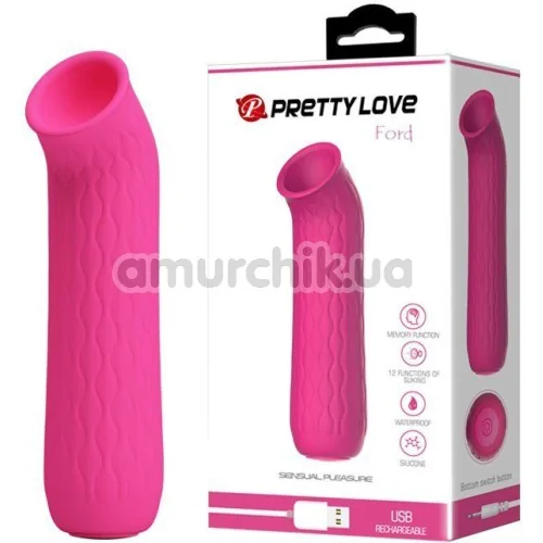 Симулятор орального сексу для жінок Pretty Love Ford, рожевий