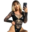 Боди JSY Sexy Lingerie WW7041, черное - Фото №9