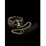 Ошейник с поводком Fetish Fantasy Gold Collar & Leash, черный - Фото №8