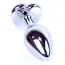 Анальна пробка з фіолетовим кристалом Exclusivity Jewellery Silver Heart Plug, срібна - Фото №6